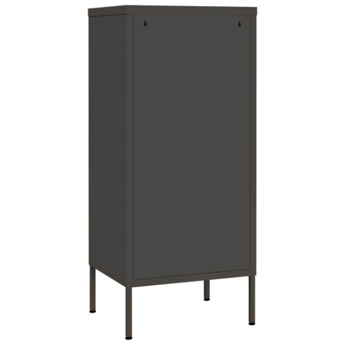 vidaXL Storage Cabinet Anthracite 42.5x35x101.5 cm Steel