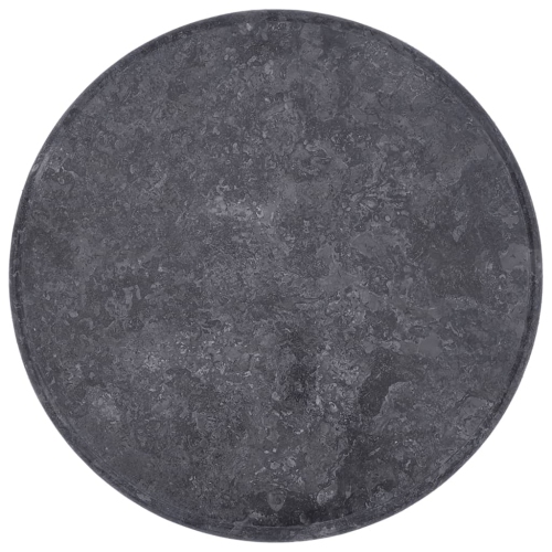 vidaXL Table Top Grey Ø50x2.5 cm Marble