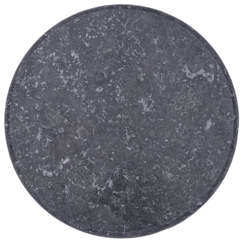 vidaXL Table Top Grey Ø50x2.5 cm Marble