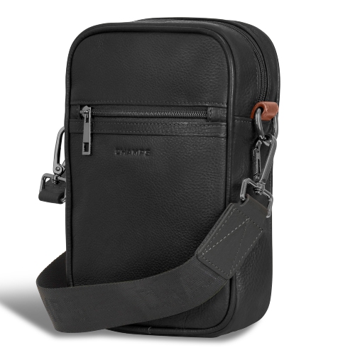 CHAMPS Onyx Collection Vertical Crossbody Bag