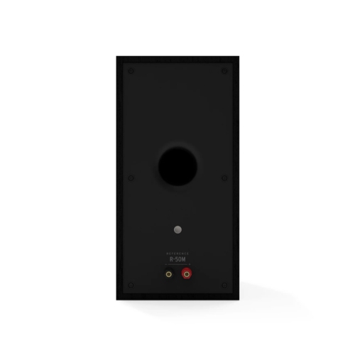 Haut-parleur d'étagère R-50&nbsp;M Reference 5,25 po de Klipsch – Noir – paire – modèle 2023 – Boîte ouverte