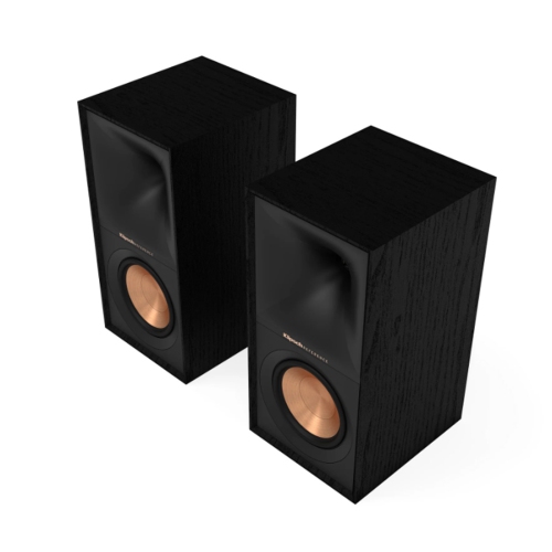 Haut-parleur d'étagère R-40&nbsp;M Reference 4 po de Klipsch – Noir – paire – modèle 2023 – Boîte ouverte