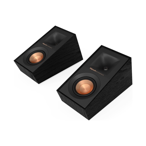 Haut-parleurs ambiophoniques Dolby Atmos 4 po R-40SA Reference de Klipsch – Noir – paire – modèle 2023 – Boîte ouverte