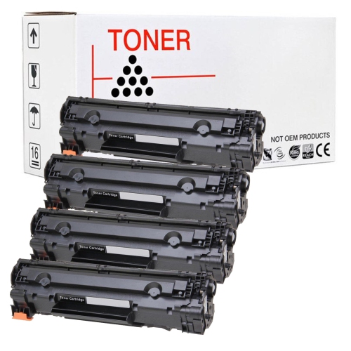 MAX SAVING  Compatible for HP 85A Ce285A X 4 New Laser Toner Cartridge Combo for Use In M1132 P1100 P1102W M1210 M1212Nf M1214Nfh M1217Nfw P1100