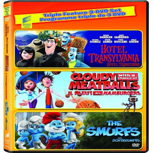 SONY  Cloudy With A Chance Of Meatballs / Hotel Transylvania / Smurfs, The