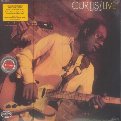 Curtis Mayfield - Curtis / Live (syeor) - (140 Gram Vinyl, Colored Vinyl, Brick & Mortar Exclusive) - [Vinyl] in Multicolor