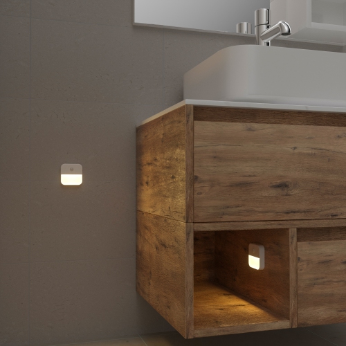 BAZZ Rechargeable 3000K Soft White Motion Sensor Night Light, U22311W