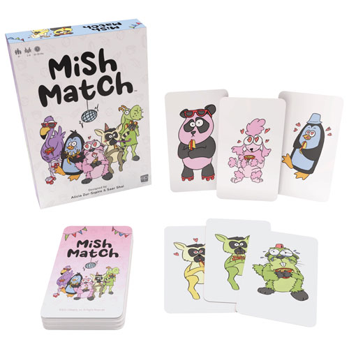 Mish Match Card Game - English