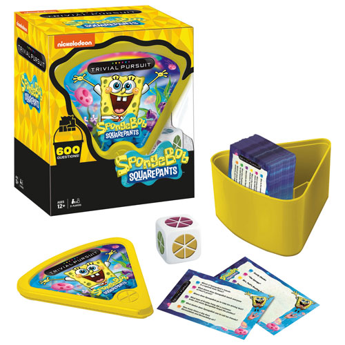 TRIVIAL PURSUIT: Jeu de cartes SpongeBob SquarePants - Anglais