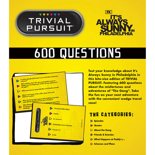 Trivial Pursuit: It's Always Sunny in Philadelphia Card Game - English