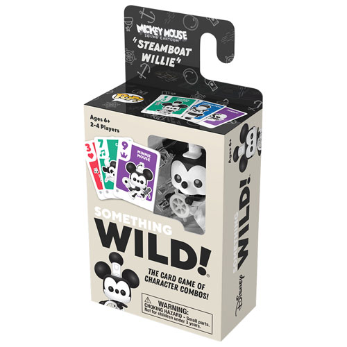 Something Wild! Steamboat Willie Card Game - English