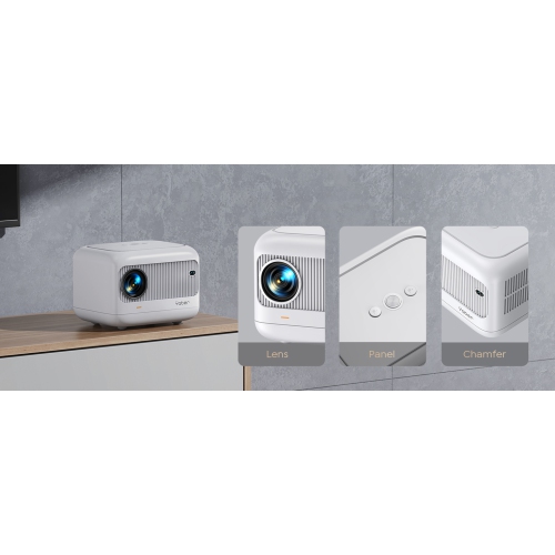 Yaber E1 Mini Projector with 5G WiFi and Bluetooth 5.2, 140 ISO Lumens 1080P