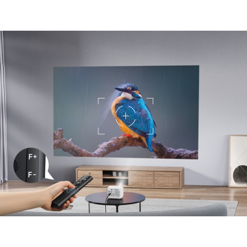 Yaber E1 Mini Projector with 5G WiFi and Bluetooth 5.2, 140 ISO Lumens 1080P