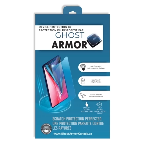 Ghost Armor iPad 10th Generation Screen Protector - Military Grade Polyurethane - Lifetime Replacements