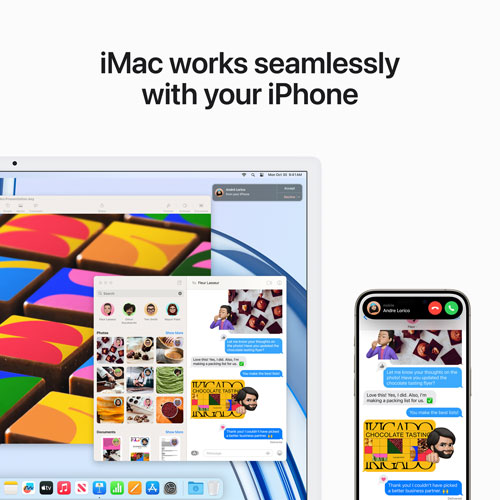 Apple iMac 24" (Fall 2023) - Blue (Apple M3 Chip / 10-Core GPU / 256GB SSD / 8GB RAM) - English
