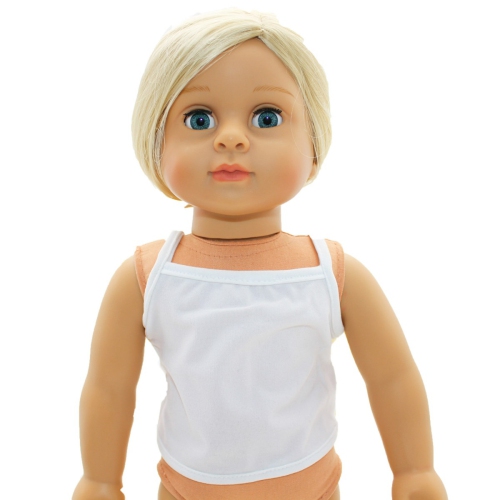 Débardeur blanc American Fashion Worlds pour poupée de 18 po
