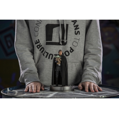 Star Wars Luke Skywalker and Grogu - The Mandalorian - Art Scale 1/10