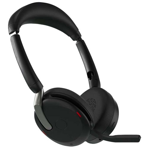 Jabra Evolve2 65 Flex Bluetooth Noise Cancelling Headset with Integrated Microphone (26699-999-899-01) - Black