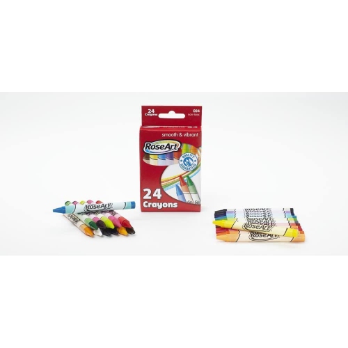 RoseArt 24-Color Crayons, Packaging May Vary
