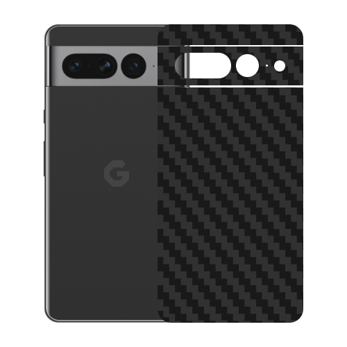 Ghost Armor Google Pixel 7 Pro Black Carbon Skin - 3M Military Grade - Lifetime Replacements