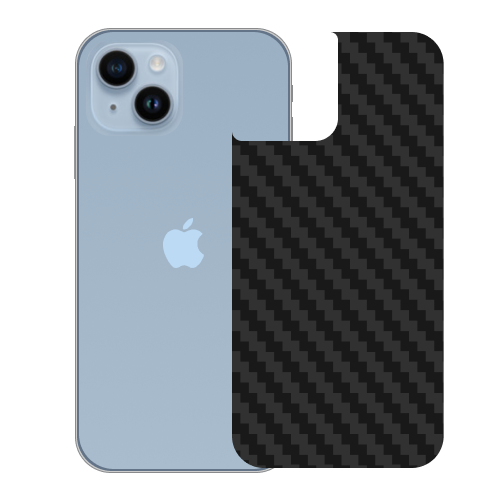 Ghost Armor iPhone 14 Plus Black Carbon Skin - 3M Military Grade - Lifetime Replacements