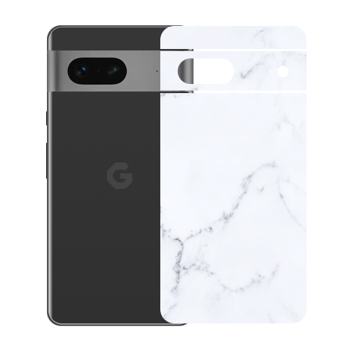 Ghost Armor Google Pixel 7 White Marble Skin - 3M Military Grade - Lifetime Replacements