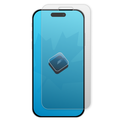 Ghost Armor iPhone 15 Pro Matte Screen Protector - Military Grade Polyurethane - Lifetime Replacements