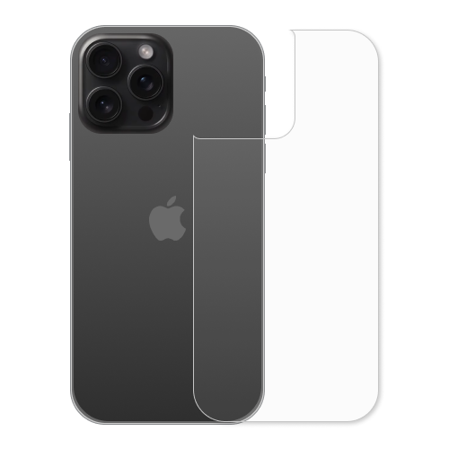 Ghost Armor iPhone 15 Pro Clear Skin Back Protector - Military Grade Polyurethane - Lifetime Replacements