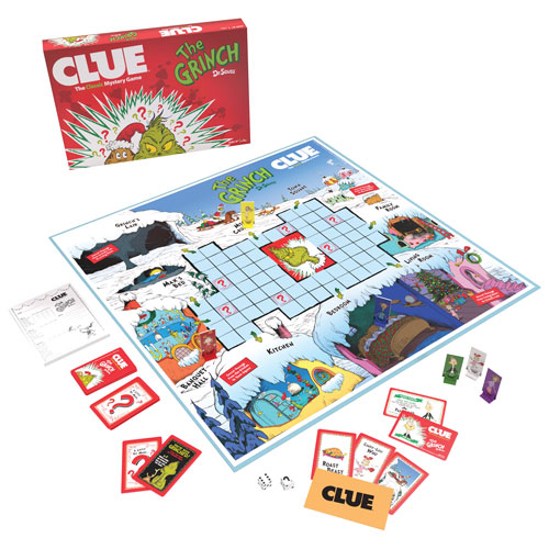 Clue: The Grinch Board Game - English