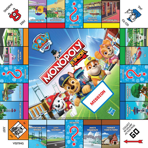Monopoly Junior: PAW Patrol Board Game - English