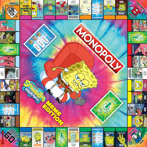 Monopoly: SpongeBob SquarePants Meme Edition Board Game - English