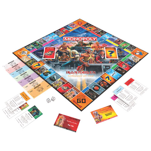 Monopoly: Iron Maiden Board Game - English