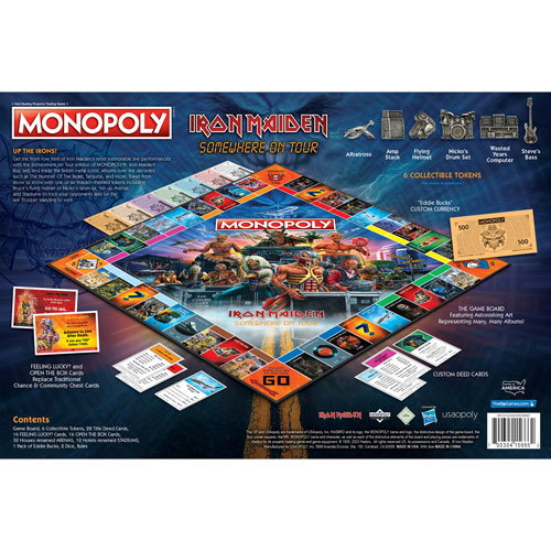 Monopoly: Iron Maiden Board Game - English