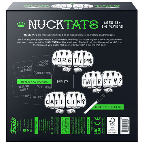 Nuck Tats Board Game - English
