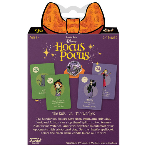 Disney : Hocus Pocus Tricks & Wits - Jeu de cartes - Anglais