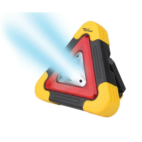 Pro-4 Triangle Emergency Work Light, Beiliant 400 Lumens, Weatherprrof, Up to 12 Hours Run Time