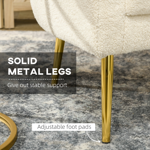 Fauteuil d'appoint moderne avec appuie-tête amovible, fauteuil en tonneau rembourré confortable pour le salon, la chambre à coucher, le bureau à