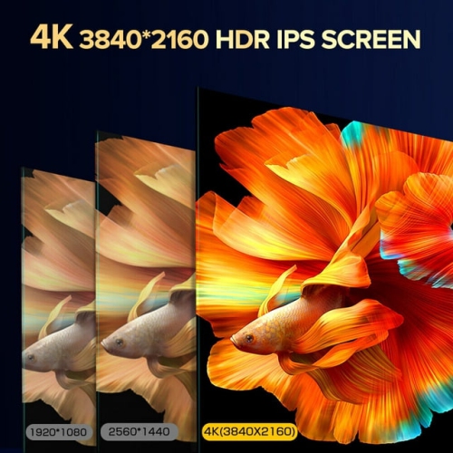 4K Gaming Monitor 15.6" USB-C HDMI 3840x2160 Portable Monitor Screen