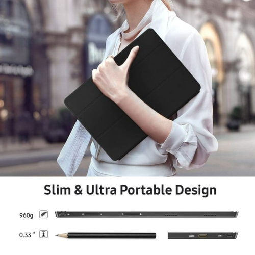 Portable Monitor Touch Screen, Built-in 10500mAh Rechargeable Battery, UPERFECT 15.6 FHD HDR 1080P Portable Laptop Monitor for Laptop Mackbook PC