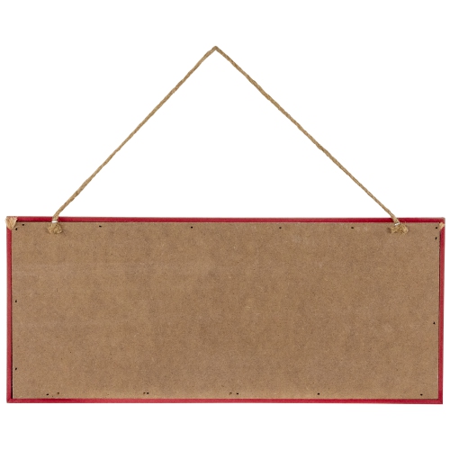 14" Framed "Merry Christmas" Wooden Hanging Wall Sign