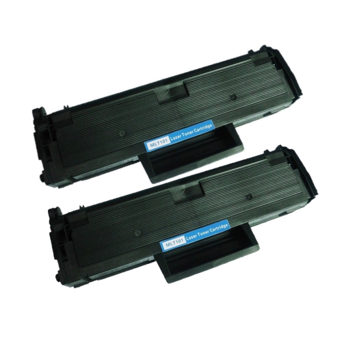 Max Saving Compatible 2PK Toner Cartridges D101S, MLT-D101S Compatible Remanu for Samsung D101S Black ML-2164 ML-2164W ML-2165W