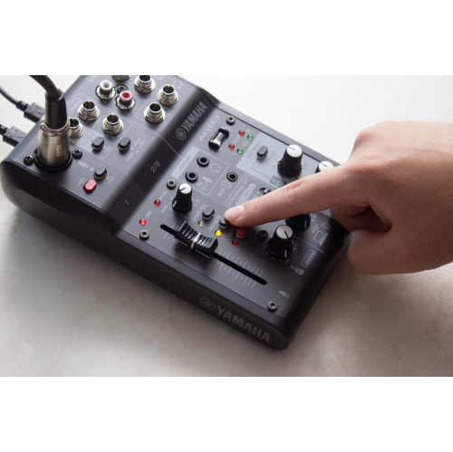 Yamaha AG03MK2 Mixer w/ USB Audio Interface - Black