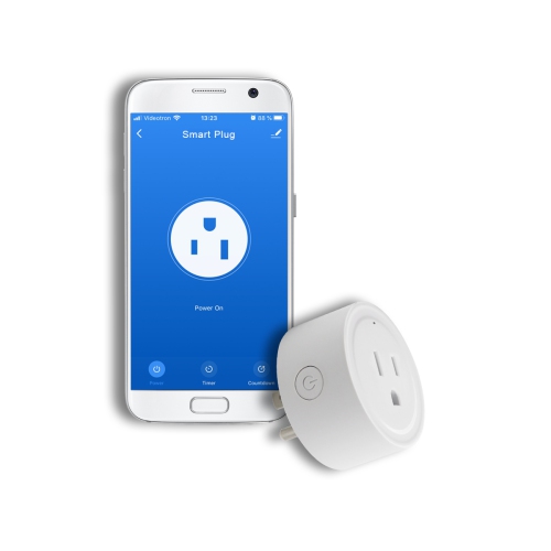 Prise murale Wi-Fi pour maison intelligente de BAZZ, paquet simple, PLGWFW1