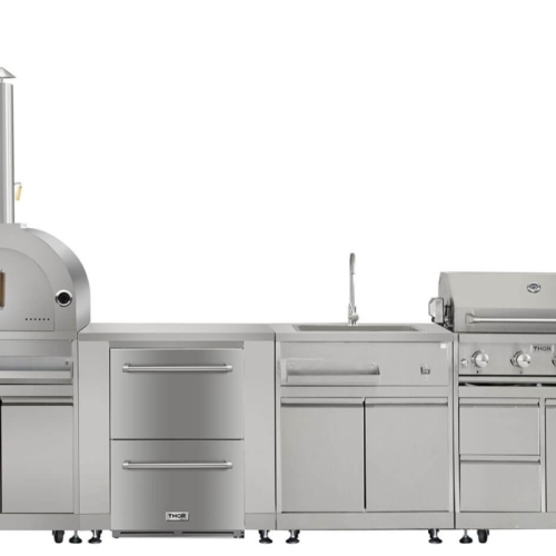 Crown 36" Outdoor Refrigerator Cabinet - Durable Stainless Steel Storage Solution for Outdoor Kitchens | CR02SS304