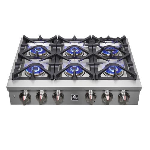 Forno Spezia Alta Qualita 36-inch Pro-style Gas Rangetop