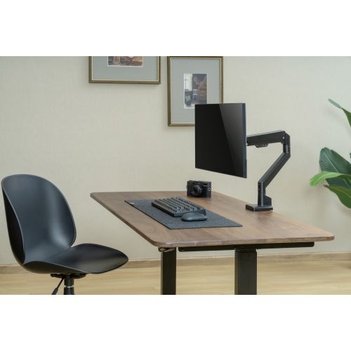 Amer Mounts Single Monitor Mount with Hydralift Pneumatic Arm - Clamp and Grommet Included - 9kg per display - 10YR Warranty - HYDRA1GB