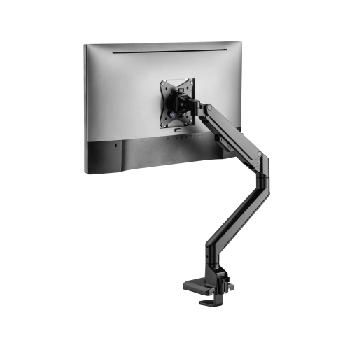 Amer Mounts Single Monitor Mount with Hydralift Pneumatic Arm - Clamp and Grommet Included - 9kg per display - 10YR Warranty - HYDRA1GB