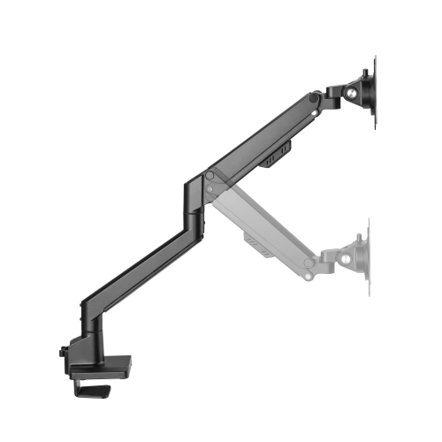 Amer Mounts Single Monitor Mount with Hydralift Pneumatic Arm - Clamp and Grommet Included - 9kg per display - 10YR Warranty - HYDRA1GB