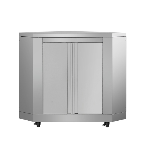 CROWN  30.5 Inch Outdoor Corner Cabinet - Sleek Stainless Steel Design for Modular Outdoor Kitchens | Cr06Ss304