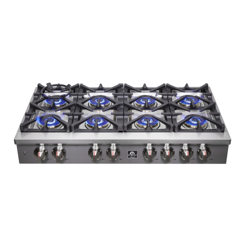 Forno Spezia Alta Qualita 48" Pro-Style Gas Rangetop - High-Quality Stainless Steel Cooktop